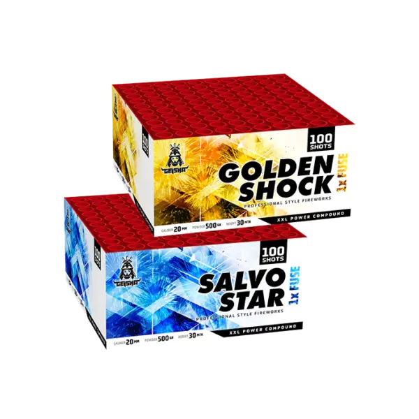 GOLDEN SHOCK & SALVO STAR FLOWERBEDS