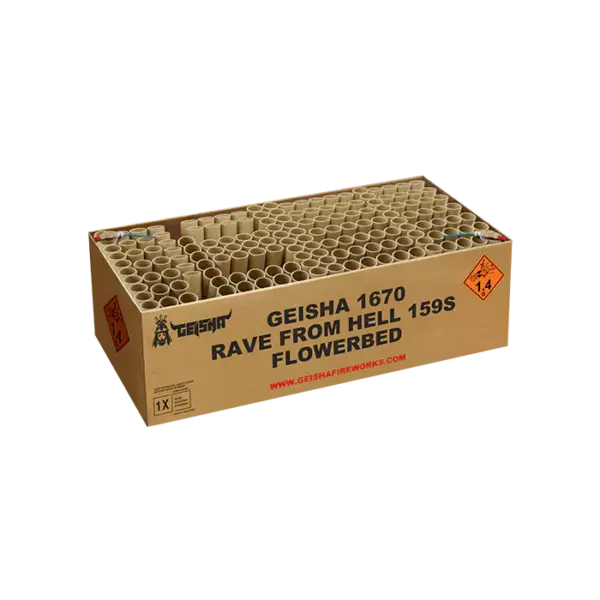RAVE FROM HELL  159 SHOTS FLOWERBED