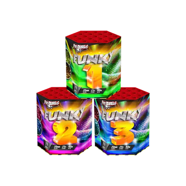 FUNKY 3  - 19'S ASSORTED CAKE