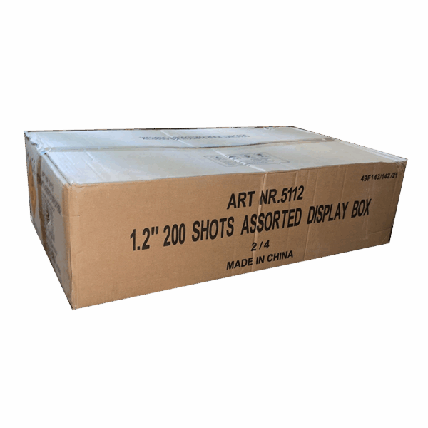 1,2" 200 Shots Assorted Display Box