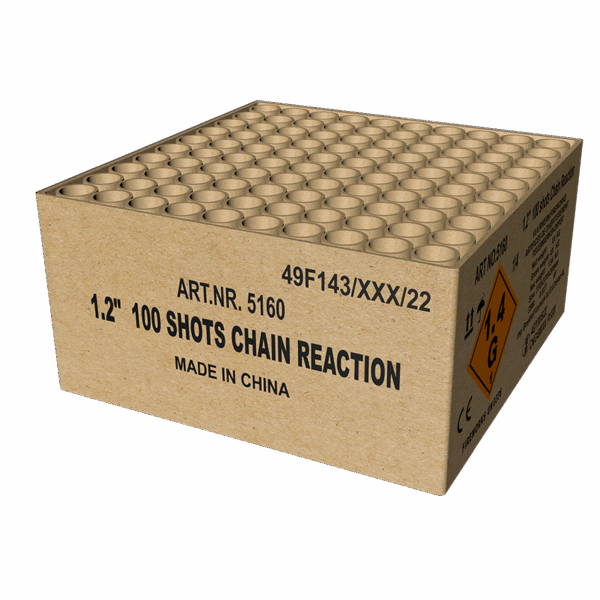 1.2" Chain Reaction 100 Shots